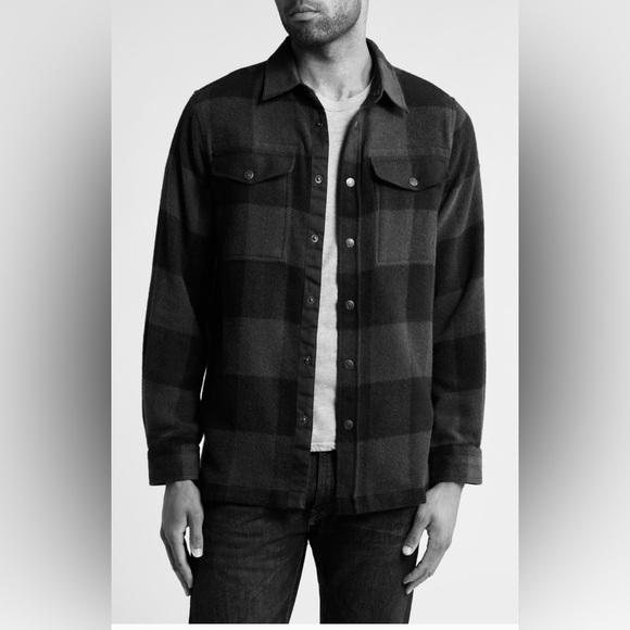 NWOT Fjallraven Canada Buffalo Check Snap front shirt - Picture 2 of 7